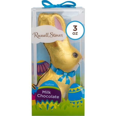 RUSSELL STOVER Easter Hollow Milk Chocolate Easter Bunny, 3 oz. (1 Piece)