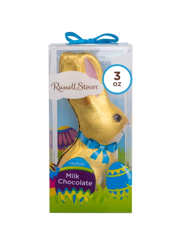 RUSSELL STOVER Easter Hollow Milk Chocolate Easter Bunny, 3 oz. (1 Piece)