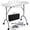 White, variant on Foldable Manicure Nail Table Portable Nail Station Desk with Large Drawer Wrist Cushion Bag for Spa Beauty Salon Equipment