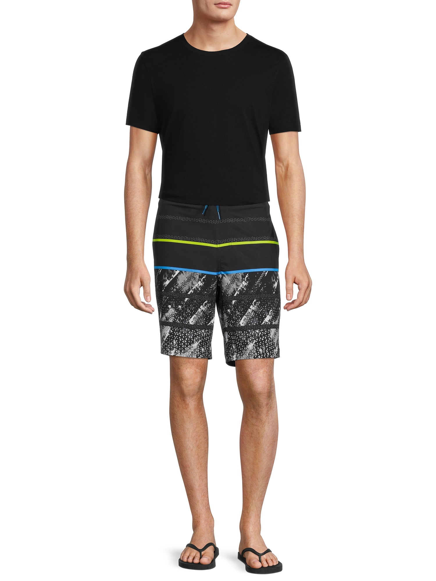 George Men's and Big Men's E-Board Swim Trunks with UPF 50+, 9" Inseam, Sizes S-3XL