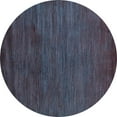 thumbnail image 1 of Ahgly Company Indoor Round Oriental Light Blue Modern Area Rugs, 5' Round, 1 of 4