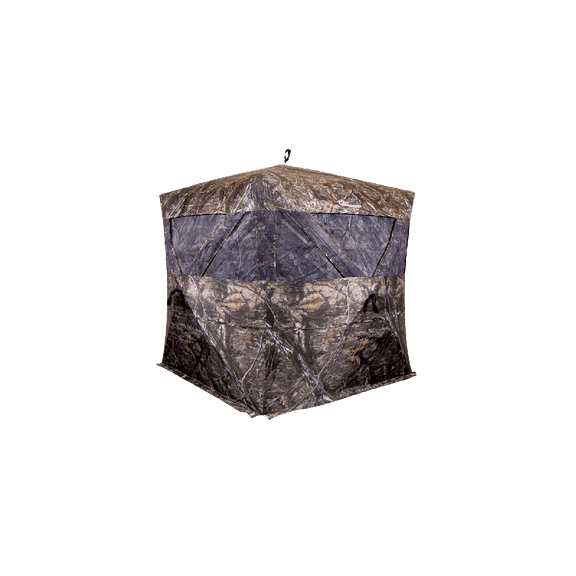 Ameristep Pro Series Extreme View Hub Blind | 3-Person Hunting Blind in Mossy Oak Country DNA Camo