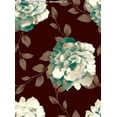 thumbnail image 5 of Chiffon Printed Sydney Floral Fabric Sheer Peonies Dressmaking Top Weight Chiffon (B/GREY, HalfaYard), 5 of 5