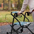 thumbnail image 4 of HELLHERO Christmas Snowman Rollator Seat Covers Stain Proof Walker Covers & Dust Cover for Unisex Indoor Outdoor for Seniors Adult, 4 of 7