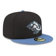 thumbnail image 3 of Men's New Era  Black Utah Mammoth Core Logo Two-Tone 59FIFTY Fitted Hat, 3 of 4