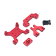 thumbnail image 1 of Amortiguador de coche RC, 1 Juego, Kits de choque delantero y trasero, piezas de coche de Control remoto, accesorios de actualización, suministros de bricolaje, rojo resistente a la corrosión Inevent FN001454-02, 1 of 7