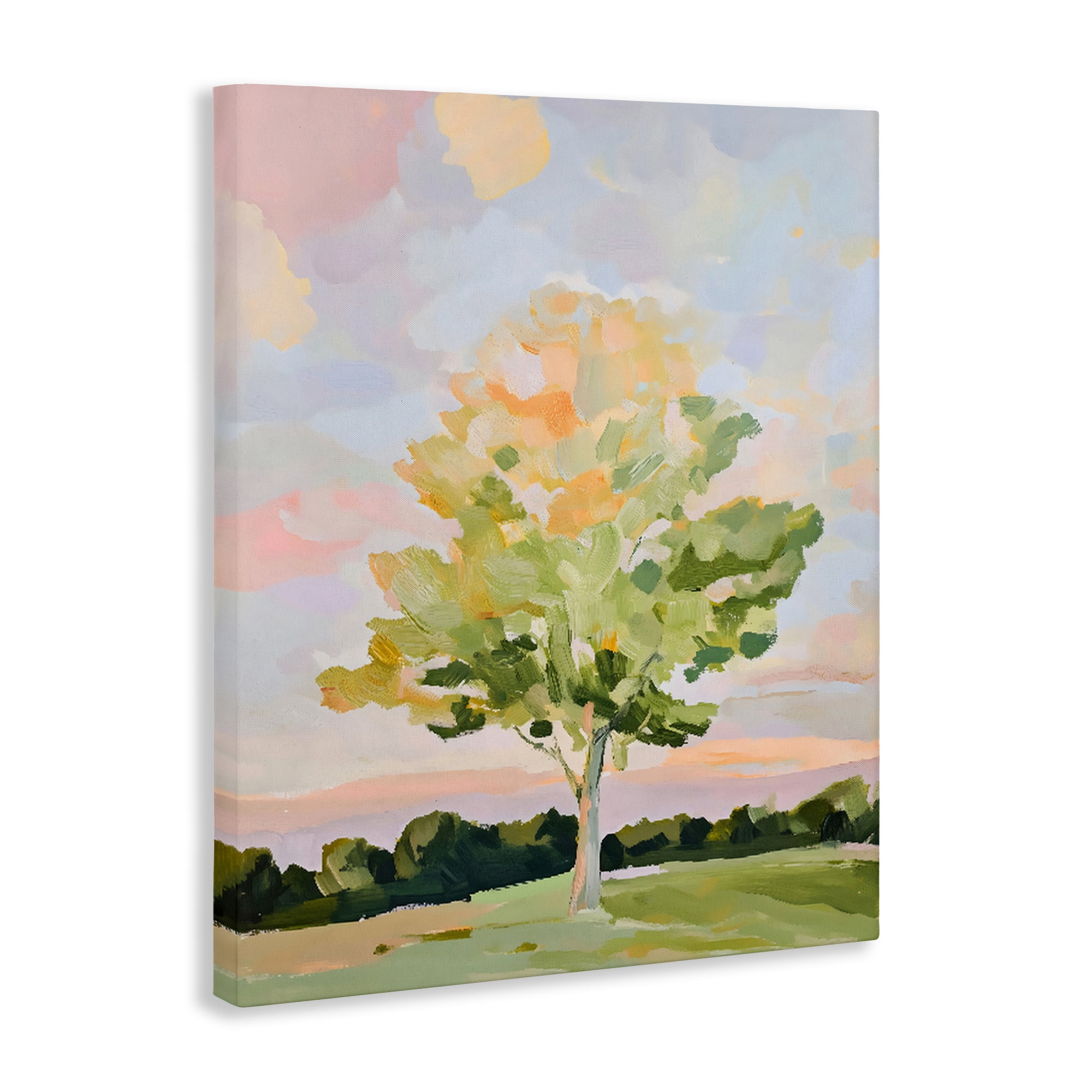 Stupell Industries Sunlit Tree Landscape Impression Canvas Wall Art, design by The Prints Vibe