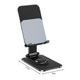 thumbnail image 2 of Adjustable Phone Mount Aluminum Mobile Phone Tablet Holder 360-degree Rotating Silicone Base Stable Support Foldable Phone Stand Phone Holder Stand, 2 of 8