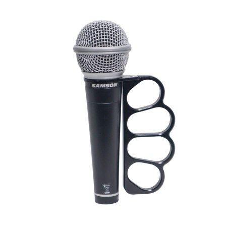 ProX X-GRIPMATEBLK Hand-Gripped Microphone Holder for Enhanced Performance BLK