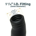 thumbnail image 2 of POWERTEC Quick Connect Fitting 1-1/4" ID, Extra Adapter Used with POWERTEC Power Tool Vacuum Hose Kits 70257, 70355 & 70376 (70379N), 2 of 7