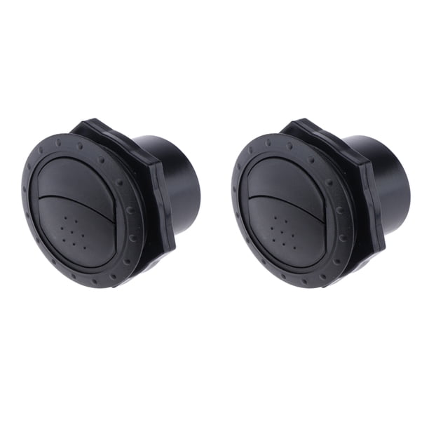2 Boat RV Rejilla De Ventilación Con Rejilla - Montaje De Pared Con Deflector De Ventilación De Aire Acondicionado - 60 X 65 Mm 2,36 X 2,55 P Macarena Salida de ventilación de aire para yate marino