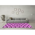 thumbnail image 3 of Ahgly Company Indoor Square Abstract Purple Modern Area Rugs, 6' Square, 3 of 4