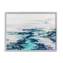 Abstract Water Ocean Composition Abstract Graphic Art Gray Framed Art Print Wall Art