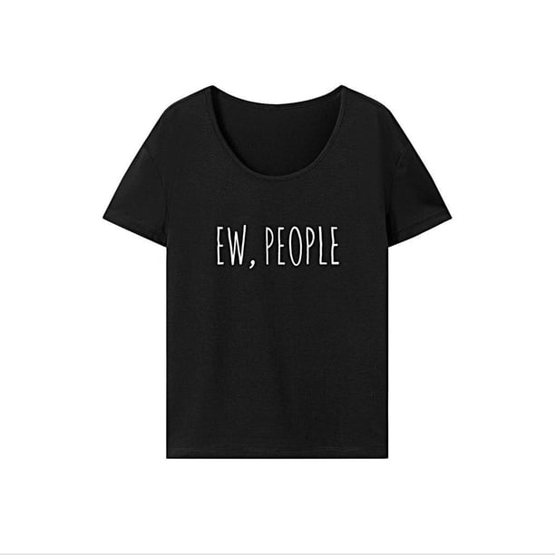 Camiseta para mujer con cuello redondo, camiseta básica suave para viaje de camping, regalo para mujer SG