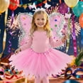 thumbnail image 2 of Rggeeun Toddler Girls Dress With Play Pretend Performance Party Wear Colorful Tutu Dresses Relaxed Fit Casual O-Neck Sundress, 2 of 5