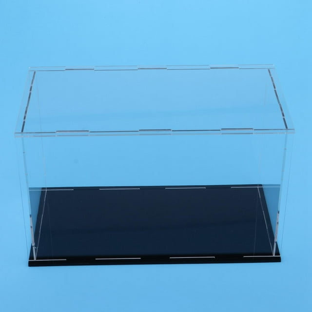 Escaparate de protección a prueba de polvo perfke Caja de exhibición 34x15x27cm Estuche de muestra