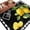 Black, variant on 3'x5' Rug for Living Room Bedroom, Yellow Lemon Washable Area Rugs Non-Slip Carpet Mats, Summer Botanical Black White Checkered Indoor Low Pile Area Rug Runner for Kitchen, Mudroom