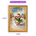 thumbnail image 5 of Hello Winter Shih Tzu Frosty Morning Walk Welcome Snowy Christmas Acrylic Plaque with Wood Photo Frame Box Lion Dog Lover Gifts Light Box - 02018, 5 of 5