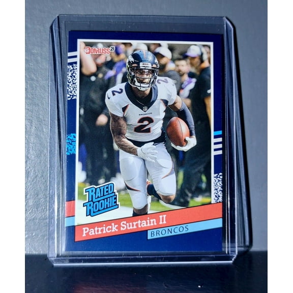 Patrick Surtain II 2021 Panini NFL Rated Rookie Retro #38 Rookie Card 1/2231