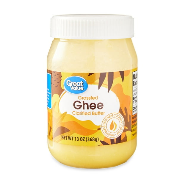 Great Value Grassfed Ghee Clarified Butter, 13 oz