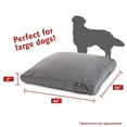 thumbnail image 3 of Majestic Pet | Villa Velvet Shredded Memory Foam Rectangle Pet Bed For Dogs, Removable Cover, Vintage, Large, 3 of 6