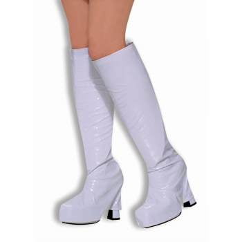 kids white gogo boots