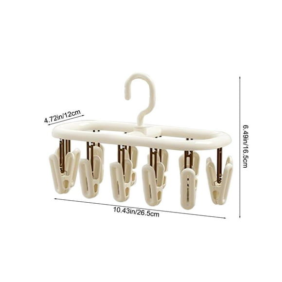 Tendedero plegable multifuncional para calcetines, ropa interior, toallas, artículos pequeños, ahorra espacio y ayuda a colgar la ropa.