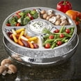 thumbnail image 4 of Artisan PB005A 2-Piece Stainless Steel Party Bowl set (5 Section Top), 4 of 5