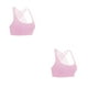 thumbnail image 1 of Sonducket Sujetadores deportivos Entrenamientos Fitness Sujetador Ejercicio Ductilidad Diseño único Moda sin costuras Acolchado para mujer Rosa XL 2Conjunto, 1 of 6