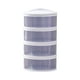 thumbnail image 2 of Cubierta para alimentos de cocina | Tapa aislante de plástico plegable y multicapa | Protector de mesa con malla transpirable | Almacenamiento antipolvo para sobras | Blanco | 1 unidad | 35x25x25, 2 of 6