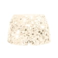 thumbnail image 6 of LWavelet Women's Low Rise Sequin Mini Shorts for Club & Costume Wear Beige L, 6 of 7