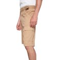 thumbnail image 2 of Men's Multi Pocket Casual Stretch Cotton Cargo Dress Shorts With Woven Belt (Khaki, 34), 2 of 3