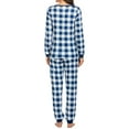thumbnail image 5 of Avidlove Womens Pajamas Sets Plaid Long Sleeve Tops with Jogger Pjs Bottom Soft Lounge Set with Pockets, 5 of 7