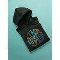 thumbnail image 3 of The World Is Yours Groovy Style Hoodie Women -Image by Shutterstock, Female Large, 3 of 4