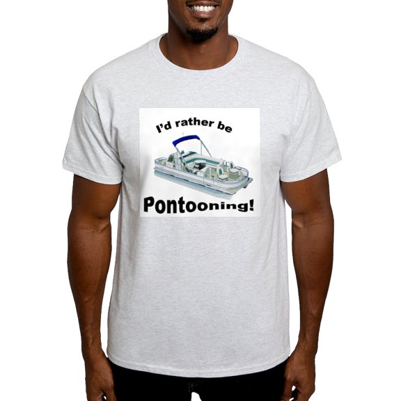 CafePress - Pontoonbeer2 T Shirt - Light T-Shirt - CP