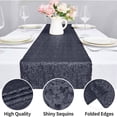 thumbnail image 4 of GDDTOY Square Sequin Tablecloth 11.8''X63'' Glitter Sequin Sequin Fabric Tablecloth Shiny Tablecloth Cover For Birthday Wedding Party Tablecloth Tablecloths Polyester, 4 of 7