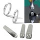 thumbnail image 2 of Set Of 3 Star Shaped Stamp for Metal Leather and Wood Embossing Carbon Steel Craft Punches Practical Stamping Tool, 2 of 4