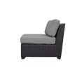 thumbnail image 3 of TKC Barbados Armless Patio Chair in Gray, 3 of 6