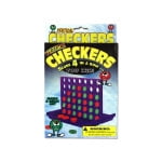 Vertical Checkers Travel Game