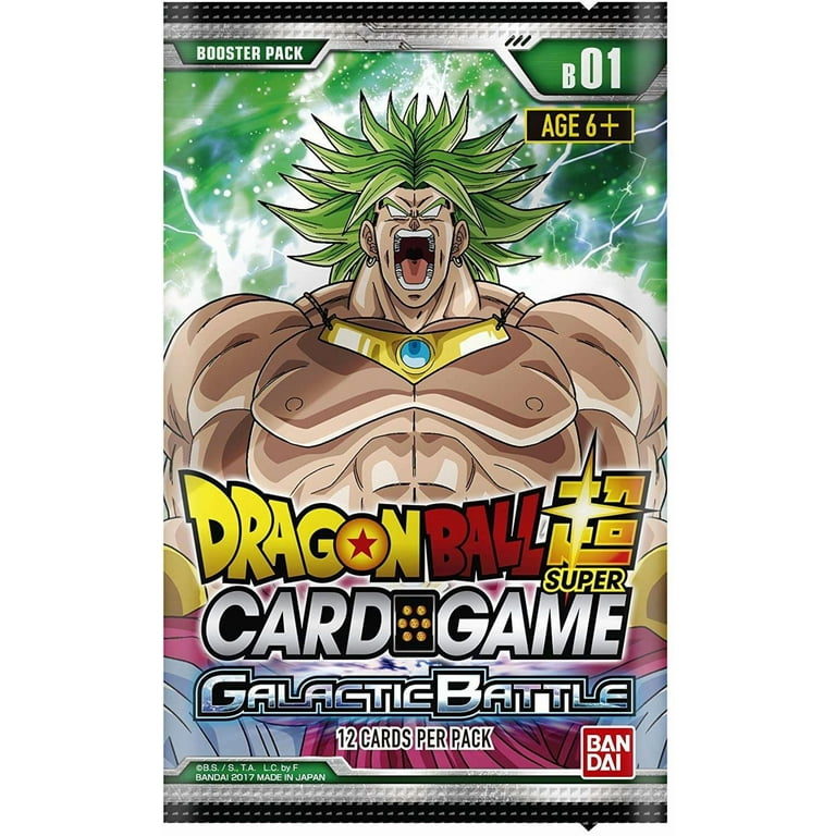 Dragon Ball Z Galactic Battle Booster Pack Trading Card Game - Walmart.com