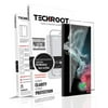 Teckroot Screen Protector For Samsung Galaxy S22 Ultra | Glastic | Support Fingerprint Unlock, Case Friendly | Full Glue | Full Coverage Screen Guard | Not Glass | Scratch Resistant Edge Protection Fo