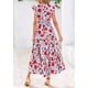 thumbnail image 2 of Vestido midi PRETTYGARDEN para mujer con cuello en V con estampado floral de verano 2025, 2 of 9
