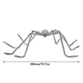 thumbnail image 3 of Giant Hairy Halloween Spider - Extra Large Realistic Scary Spider Decor for Outdoor Yard, Haunted House & Party Props (Brown) 78.7", 3 of 5