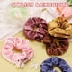 thumbnail image 5 of Uxcell 3 piezas de scrunchies con cremallera (2 pulgadas) - Scrunchie de satén de seda, lazos para el cabello, para chicas y mujeres, negro, 5 of 6