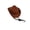 🍒 S_Base#2658, variant on Dog Cat Cowboy Hat Costume – Brown Mini Pet Hat, Adjustable Non-Woven Fabric, Small Size 6.1 x 5.03 x 2.36 in, Halloween Party Photo Prop Decoration