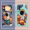 thumbnail image 5 of Phone Case For Infinix SPARK NOTE 11 12 G96 8 SMART 5 6 7 POVA 3 4 PRO Case Cover Funda Cqoue Shell Capa Cartoon Space Astronaut, 5 of 5
