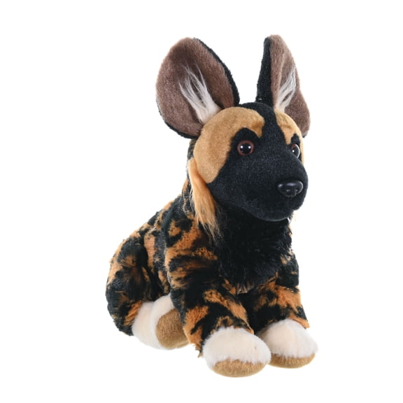 Wild Republic Wild Africa Dog Plush, Stuffed Animal, Plush Toy, Gifts for Kids, Cuddlekins 8 Inches