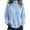 Sky Blue, variant on Yigetop Women's Cable Knit Turtleneck Sweater Soft Cozy Long Sleeve Pullover Casual Tops Warm Knitwear for Fall Winter Daily Wear Beige L