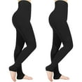 thumbnail image 1 of Leggings Térmicos Mujer, Pack de 2 Leggings Cálidos de Invierno, Forrados con Forro Polar, Leggings Opacos de Cintura Alta, Pantalones Elásticos para Yoga y Movimiento, 1 of 6