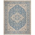 thumbnail image 2 of SAFAVIEH Outdoor LND137M Linden Collection Blue / Creme Rug, 2 of 6